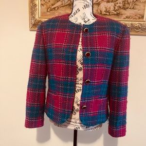 Pendleton Wool Plaid Blazer